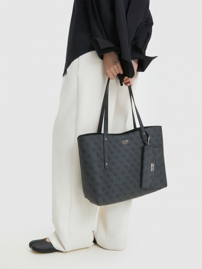 Tote Bags Woman Black Guess