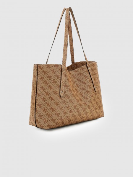 Bolsos de Mano Mujer Beige Guess Bolsos de Mano Mujer Beige Guess