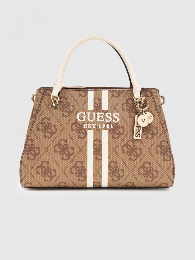 Bolso Mujer Beige Guess
