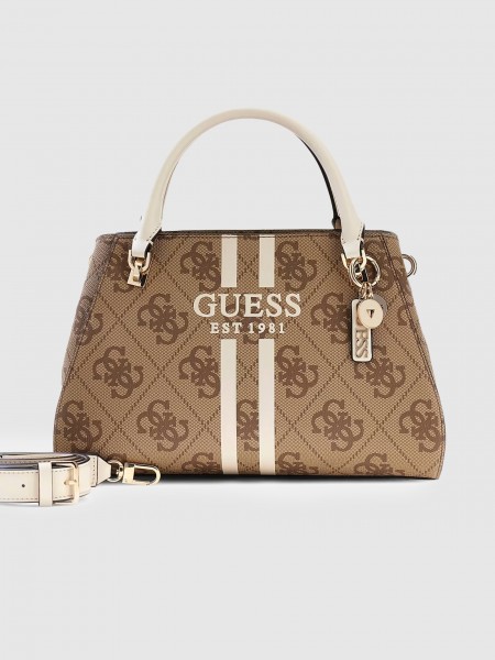 Handbag Woman Beige Guess
