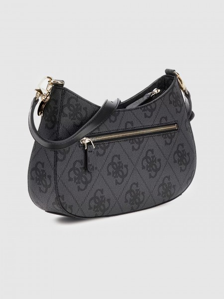 Bolsos de Hombro Mujer Negro Guess Bolsos de Hombro Mujer Negro Guess