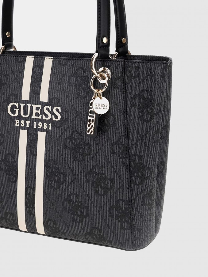 Tote Bags Woman Black Guess