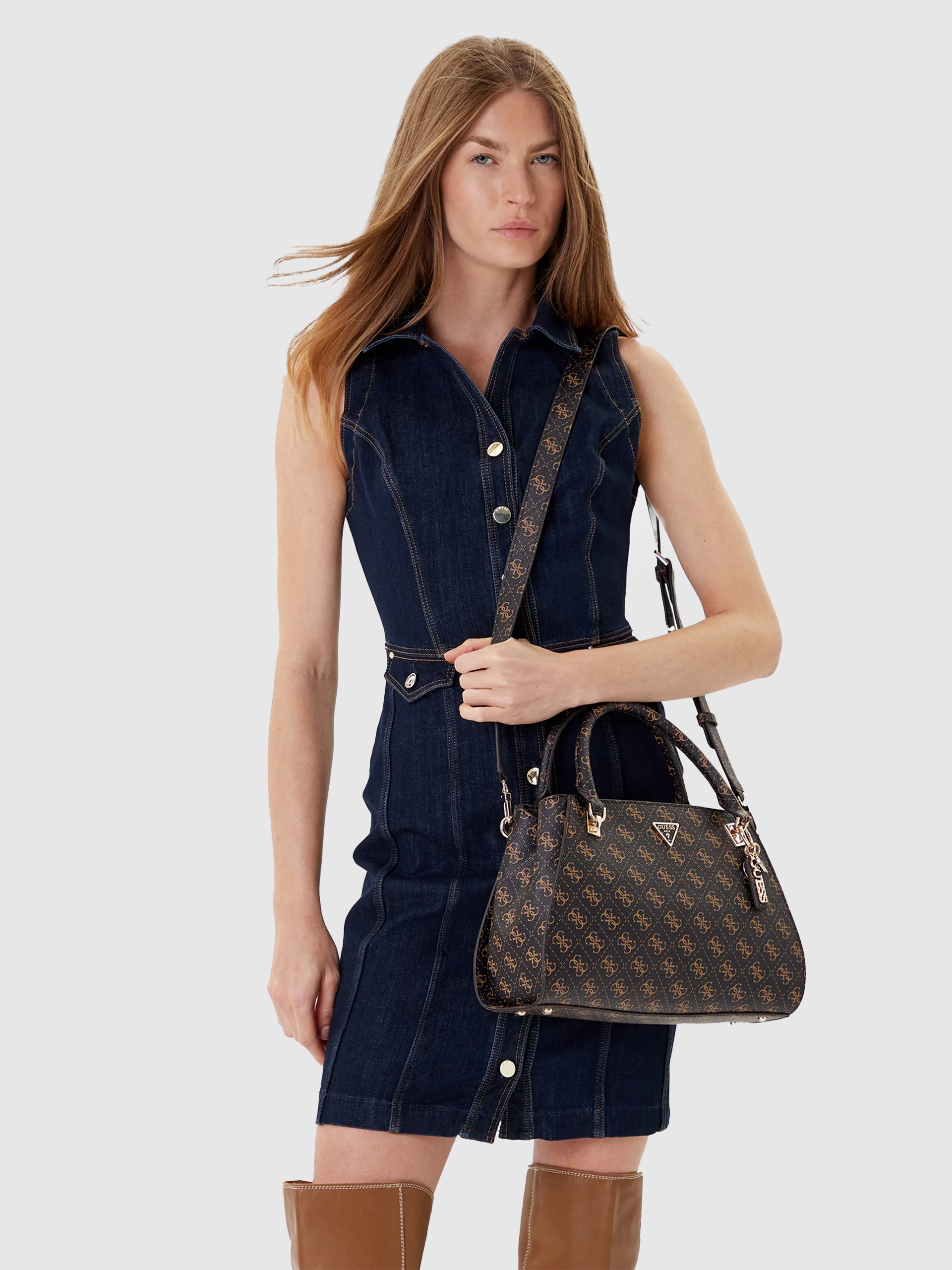 Handbag Woman (Black W / Brown Guess
