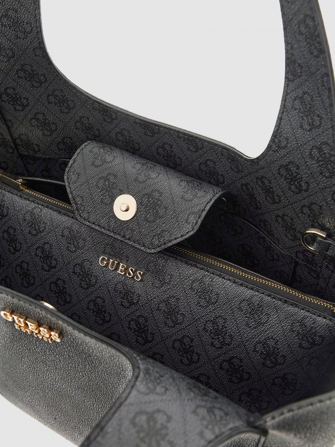 Bolsos de Mano Mujer Negro Guess