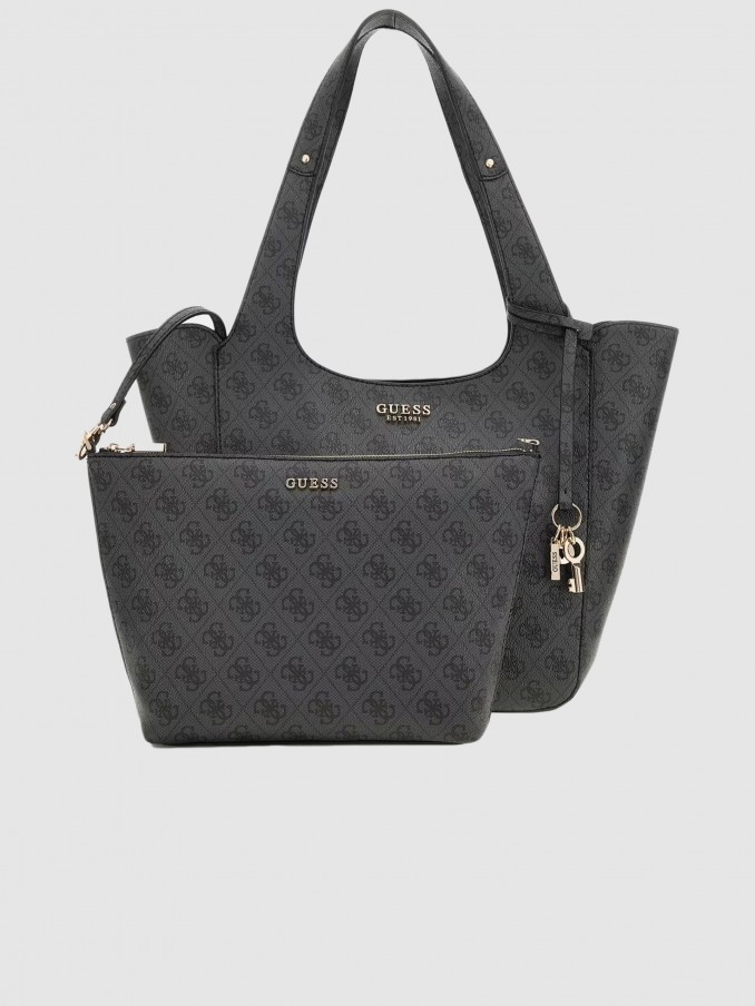 Bolsos de Mano Mujer Negro Guess