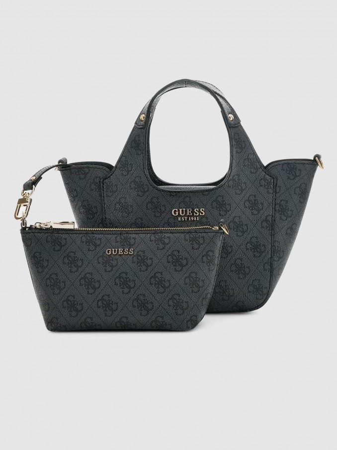Bolsos de Mano Mujer Negro Guess