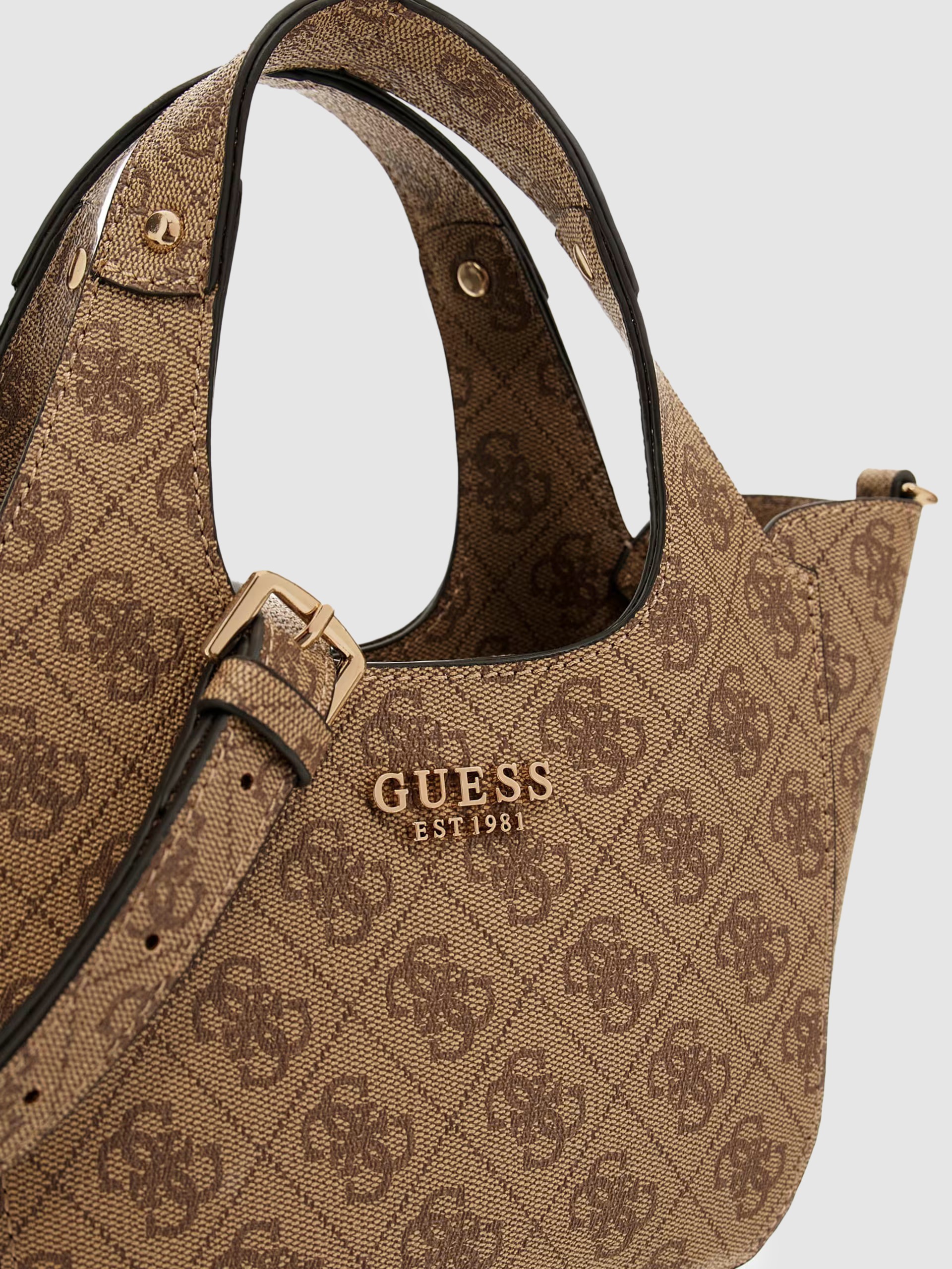 Bolsos de Mano Mujer Beige Guess
