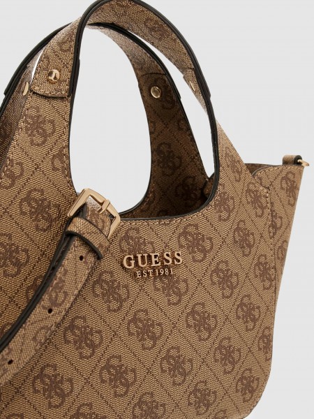 Tote Bags Woman Beige Guess