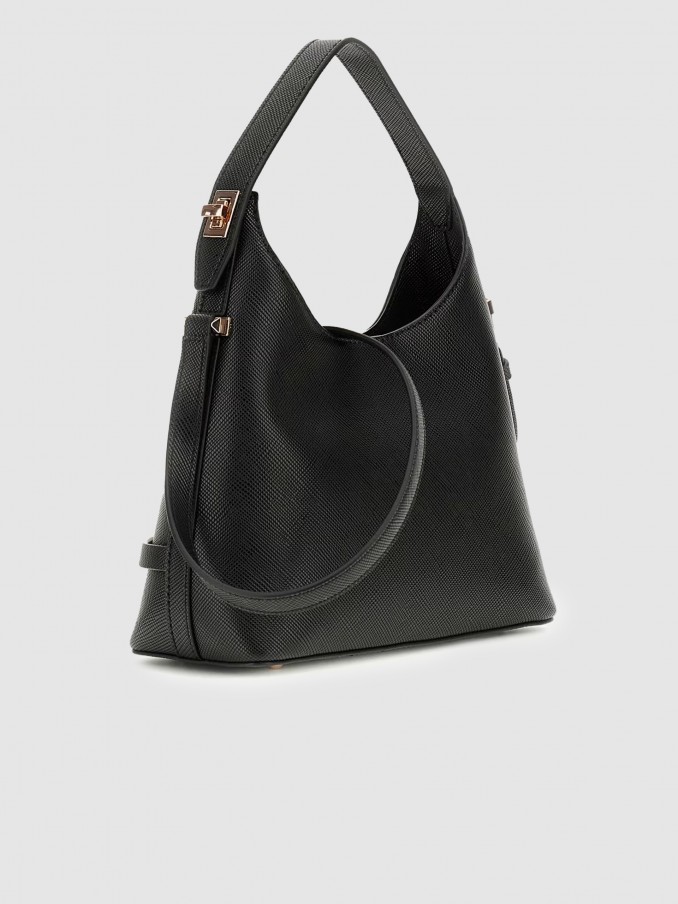 Bolsos de Hombro Mujer Negro Guess