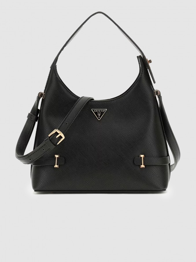 Bolsos de Hombro Mujer Negro Guess