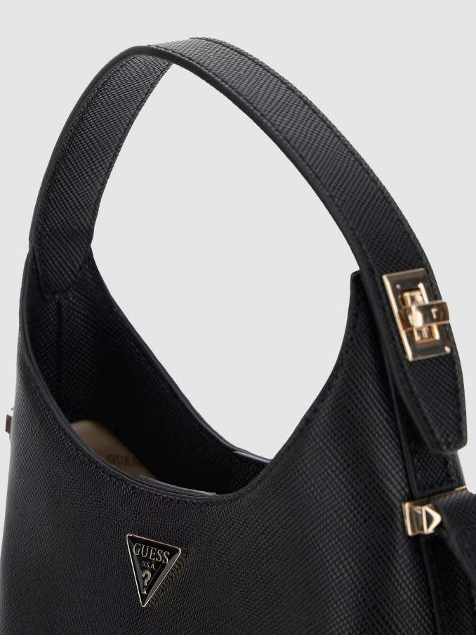 Bolsos de Hombro Mujer Negro Guess