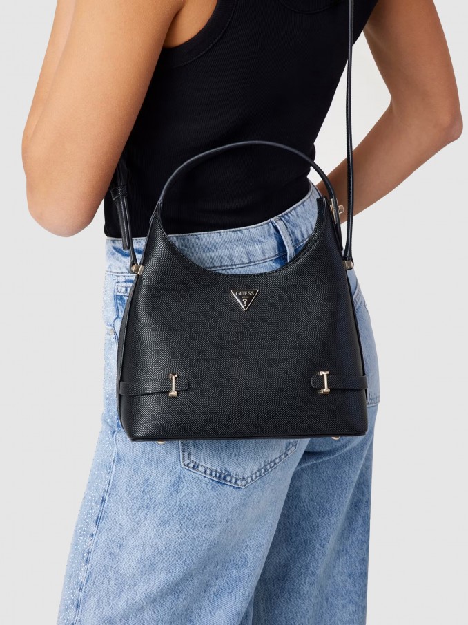 Bolsos de Hombro Mujer Negro Guess