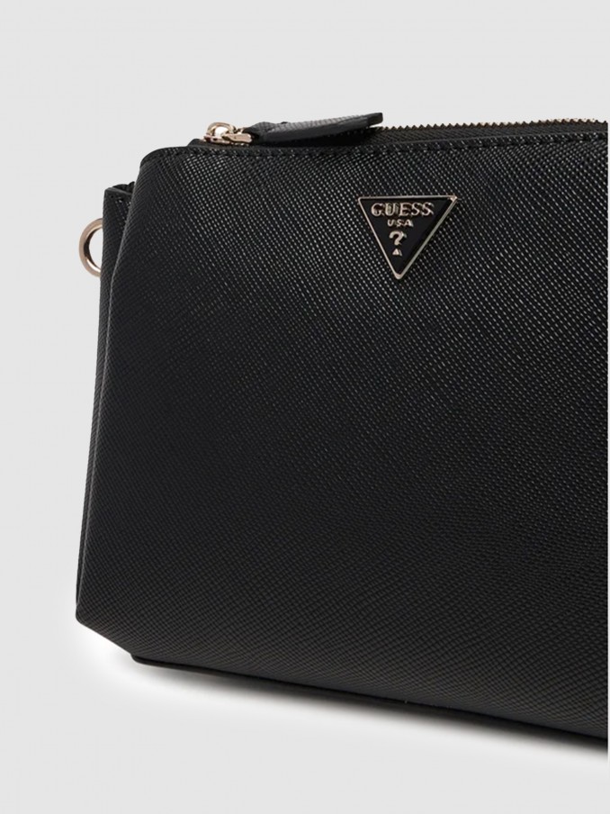 Bolsos de Hombro Mujer Negro Guess