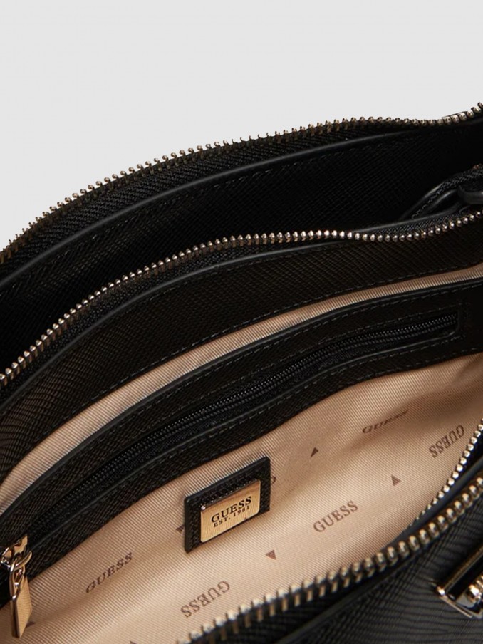 Bolsos de Hombro Mujer Negro Guess