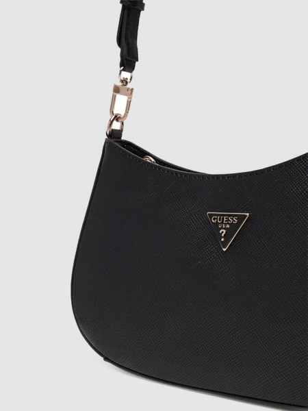 Bolsos de Hombro Mujer Negro Guess Bolsos de Hombro Mujer Negro Guess