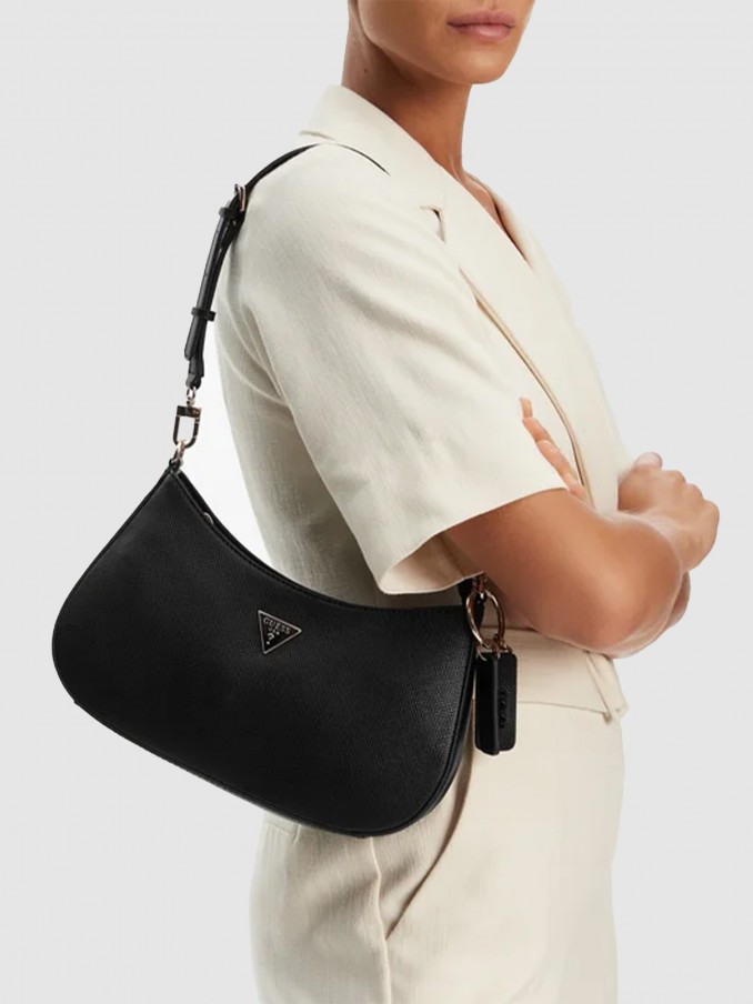 Bolsos de Hombro Mujer Negro Guess