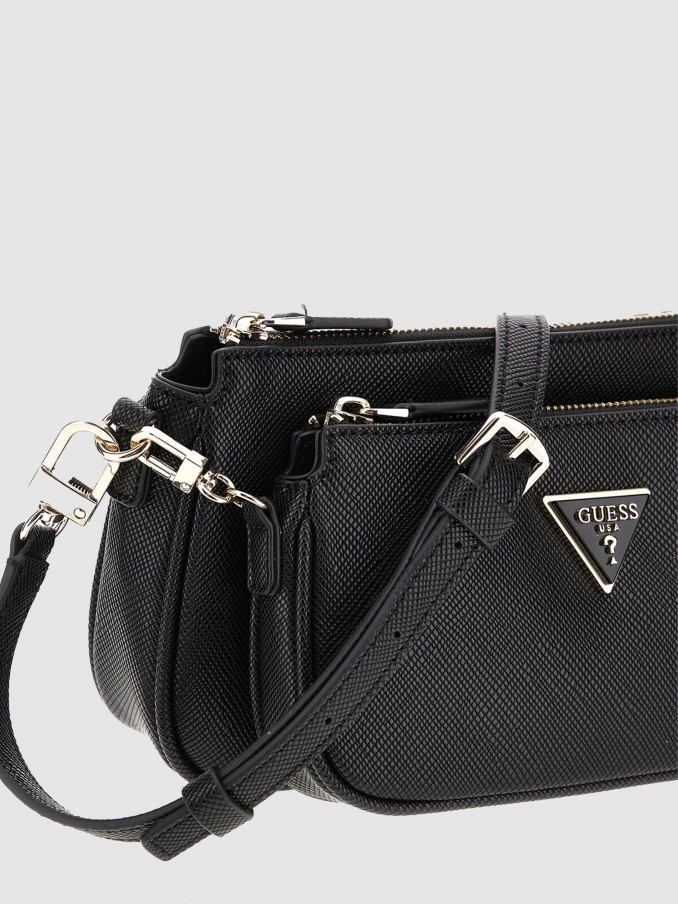 Bolsos de Hombro Mujer Negro Guess
