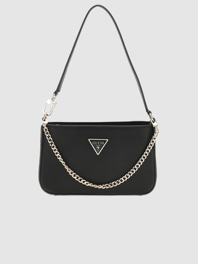 Bolsos de Hombro Mujer Negro Guess