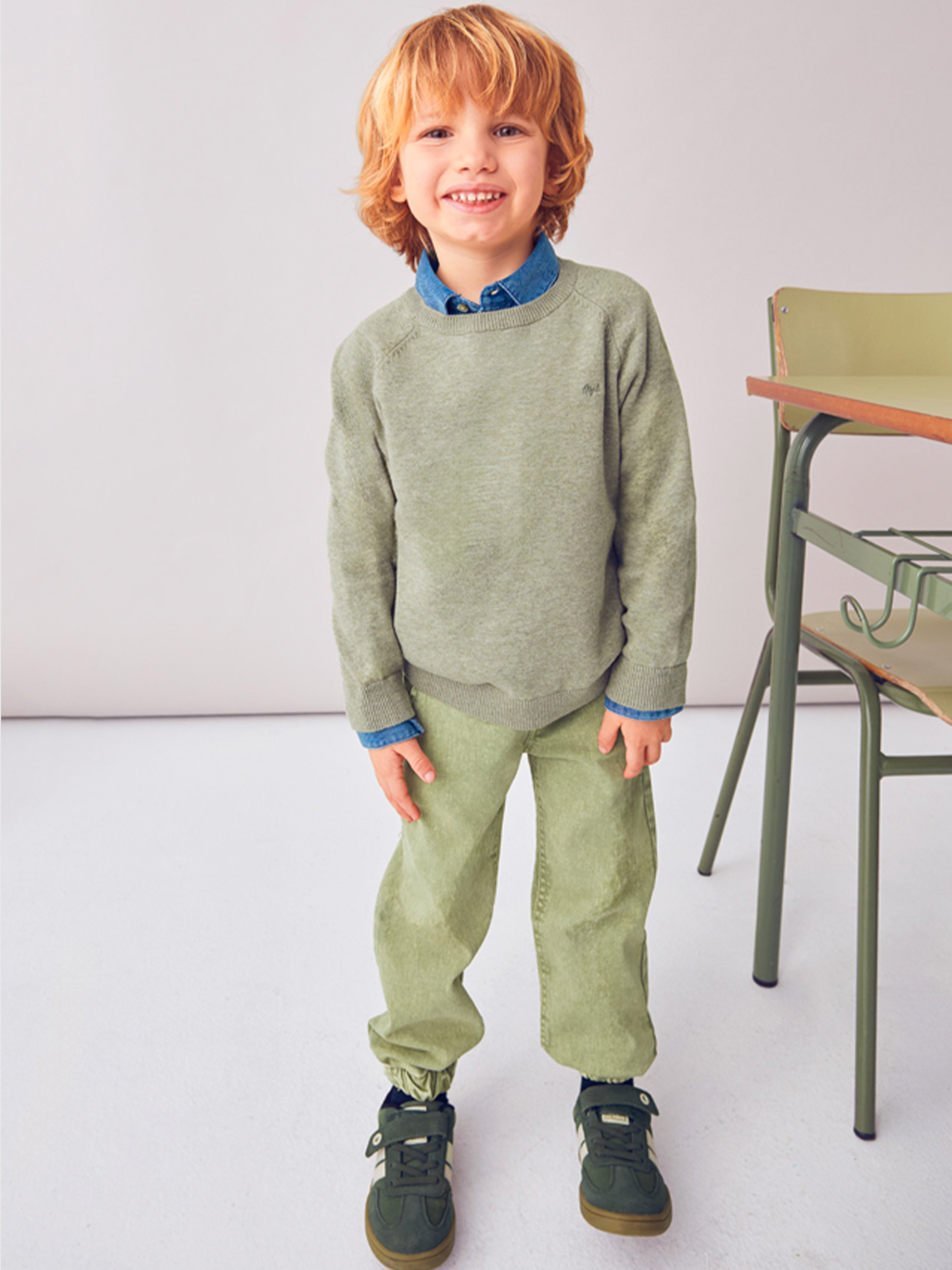 Pullover Boy Green Mayoral