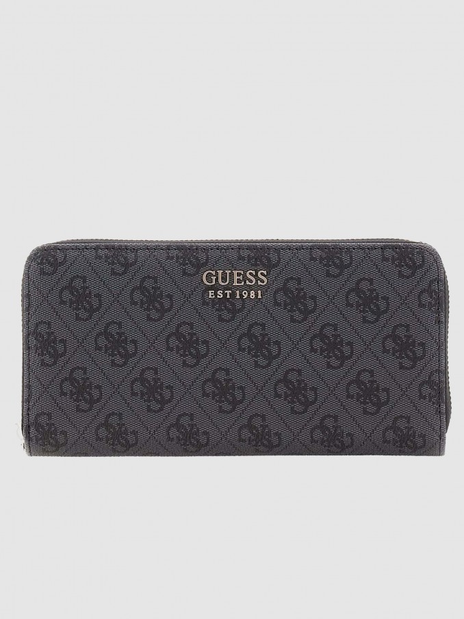 Monedero Mujer Negro Guess