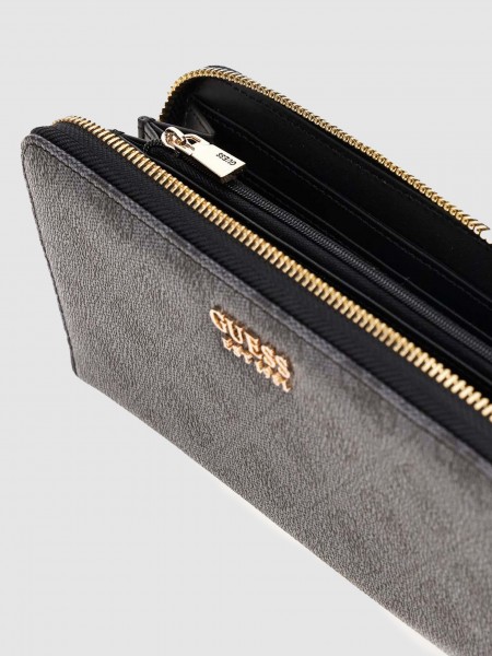 Monedero Mujer Negro Guess Monedero Mujer Negro Guess