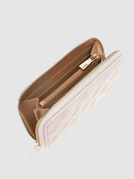 Monedero Mujer Blanco Guess Monedero Mujer Blanco Guess