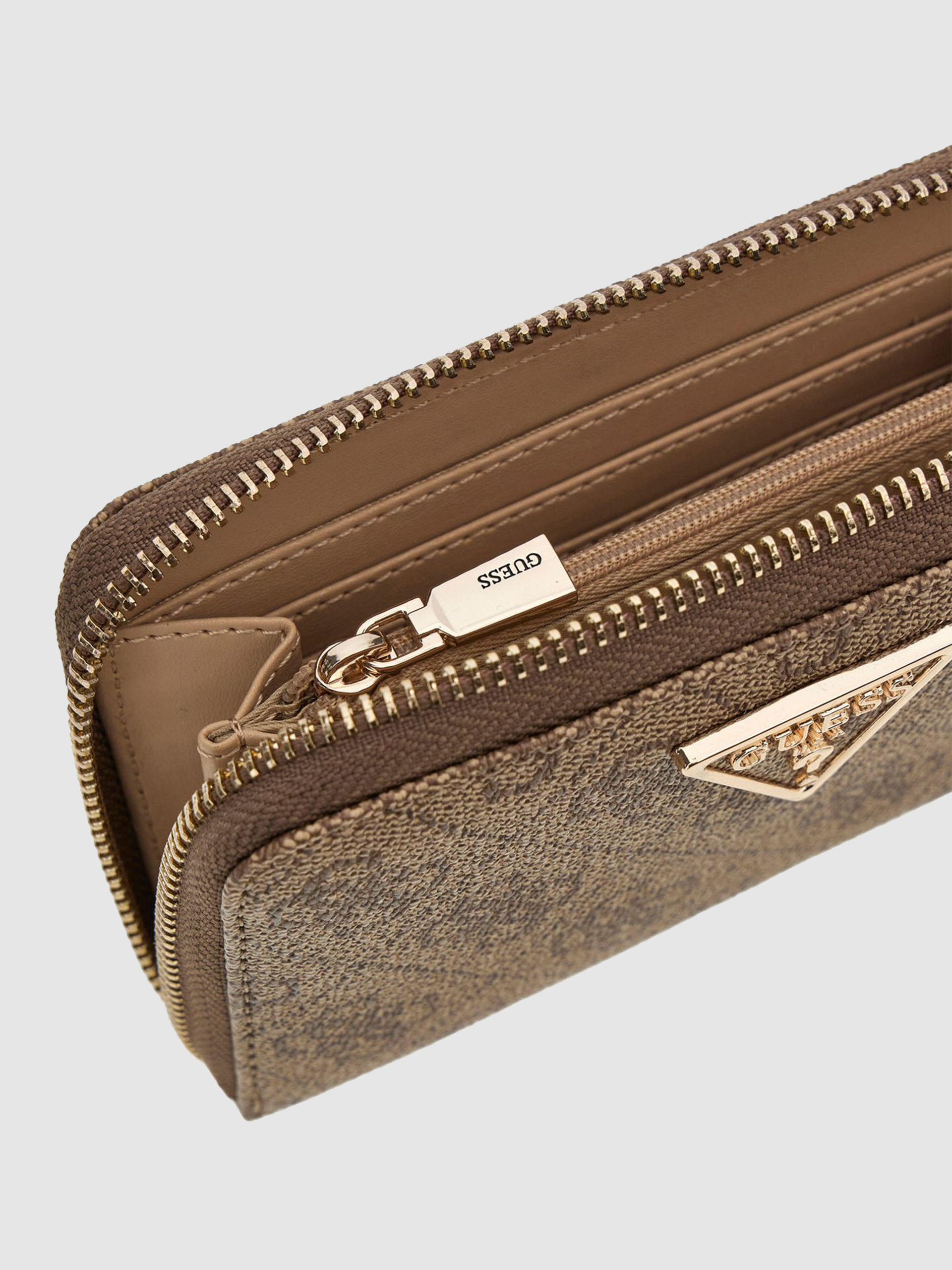 Monedero Mujer Castaño Claro Guess