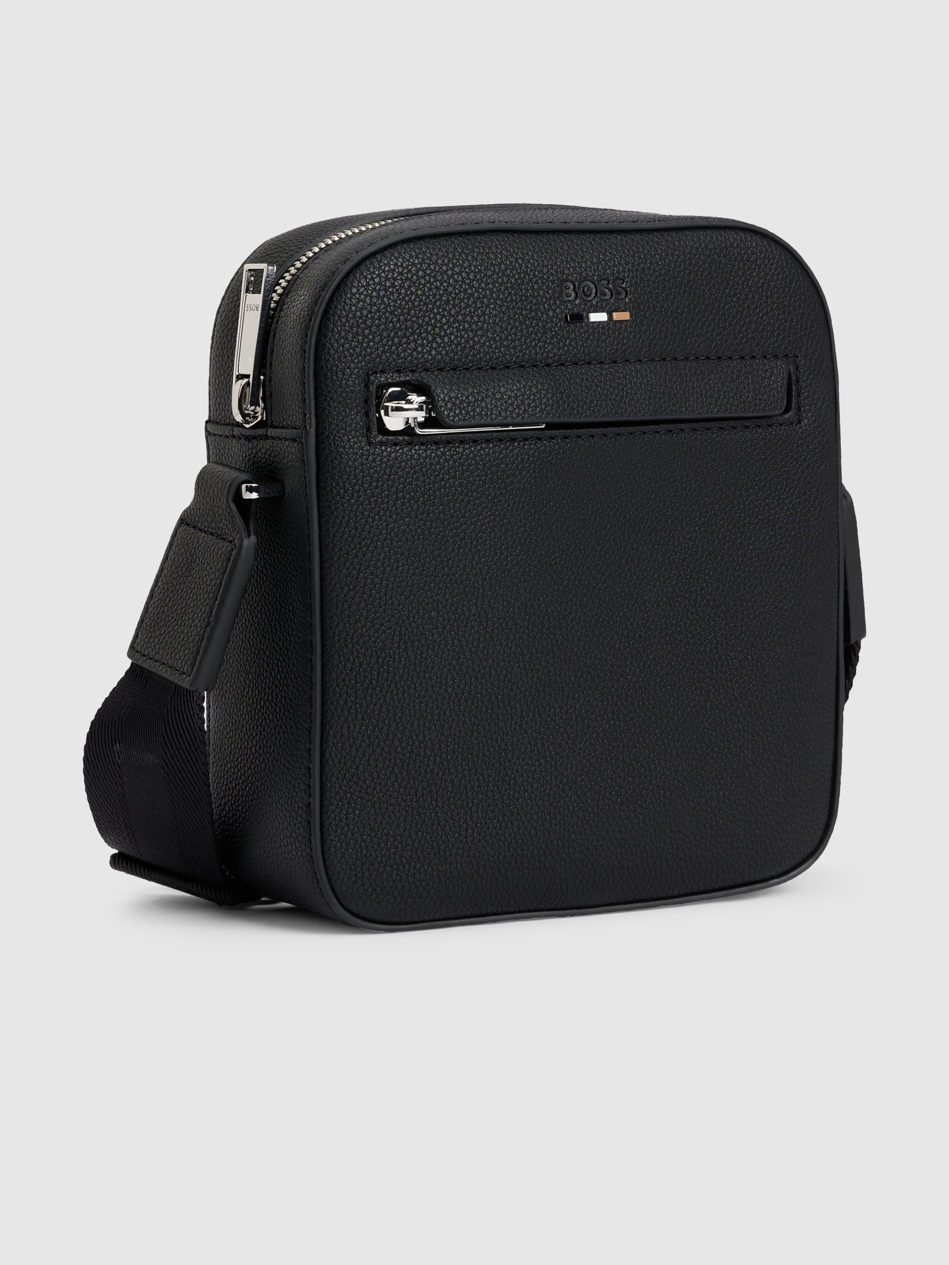 Bolsos de Hombro Hombre Negro Boss