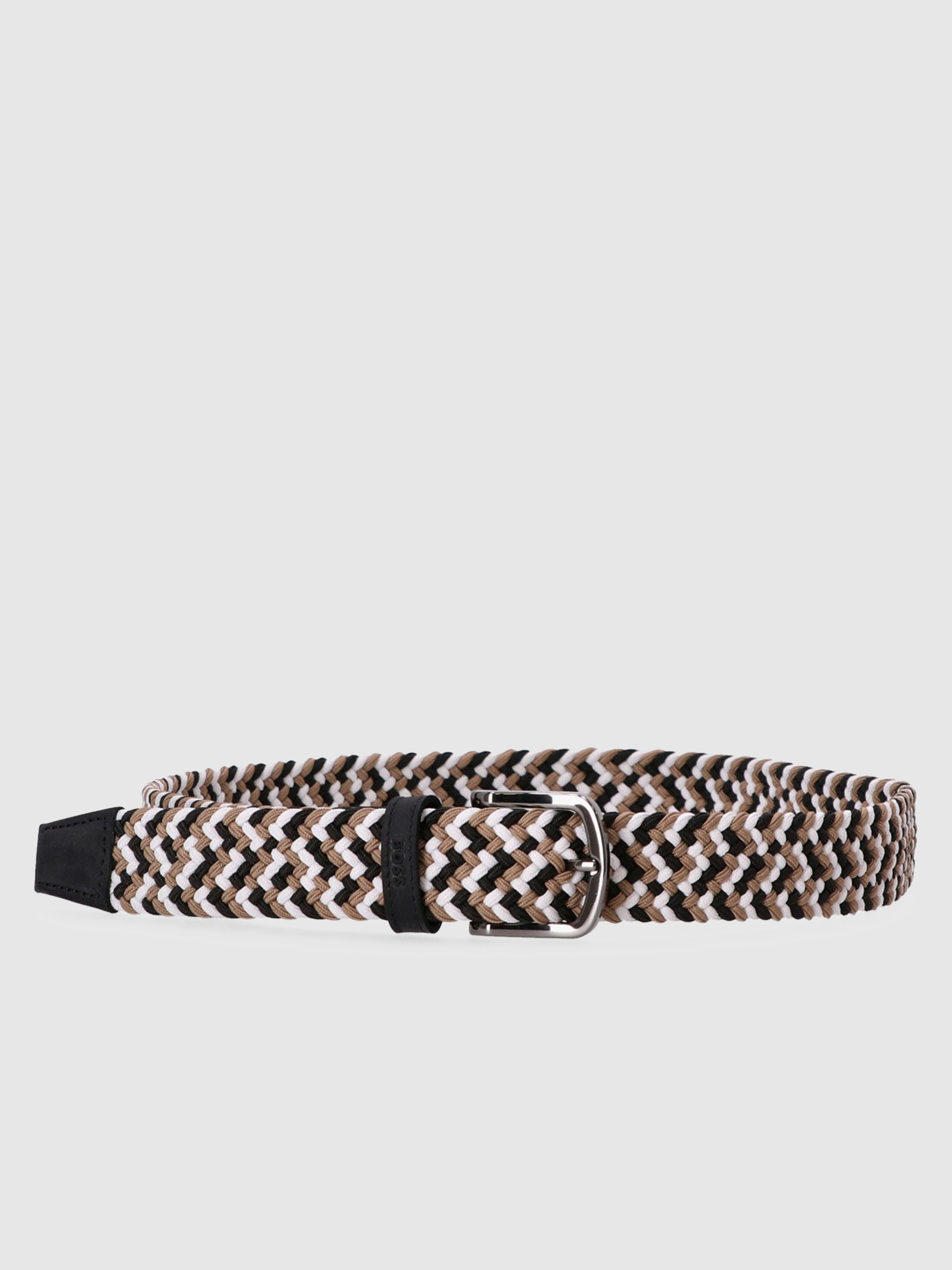 Belt Man Black W / White Boss