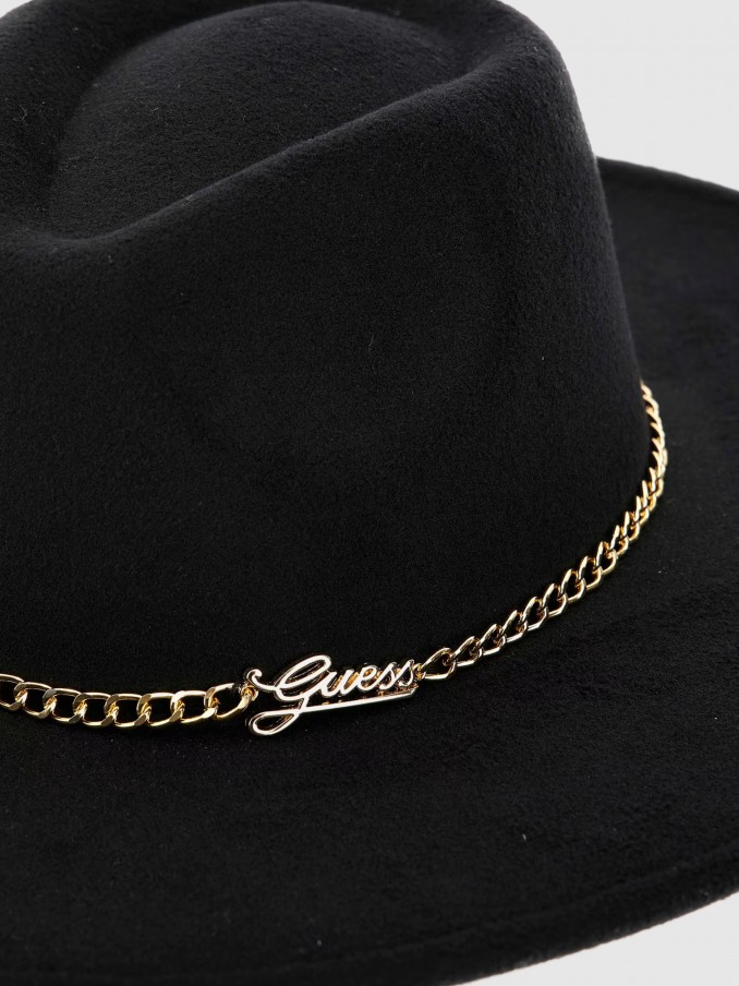 Hats Woman Black Guess
