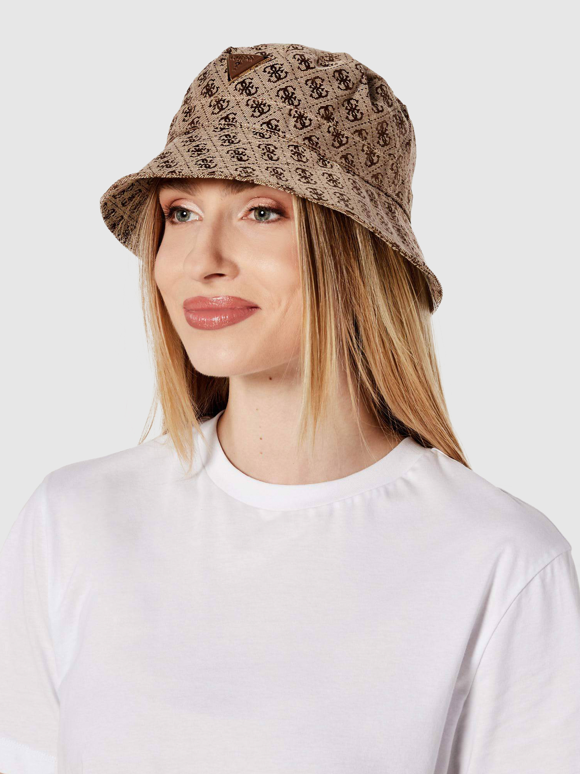 Sombreros Mujer Beige Guess
