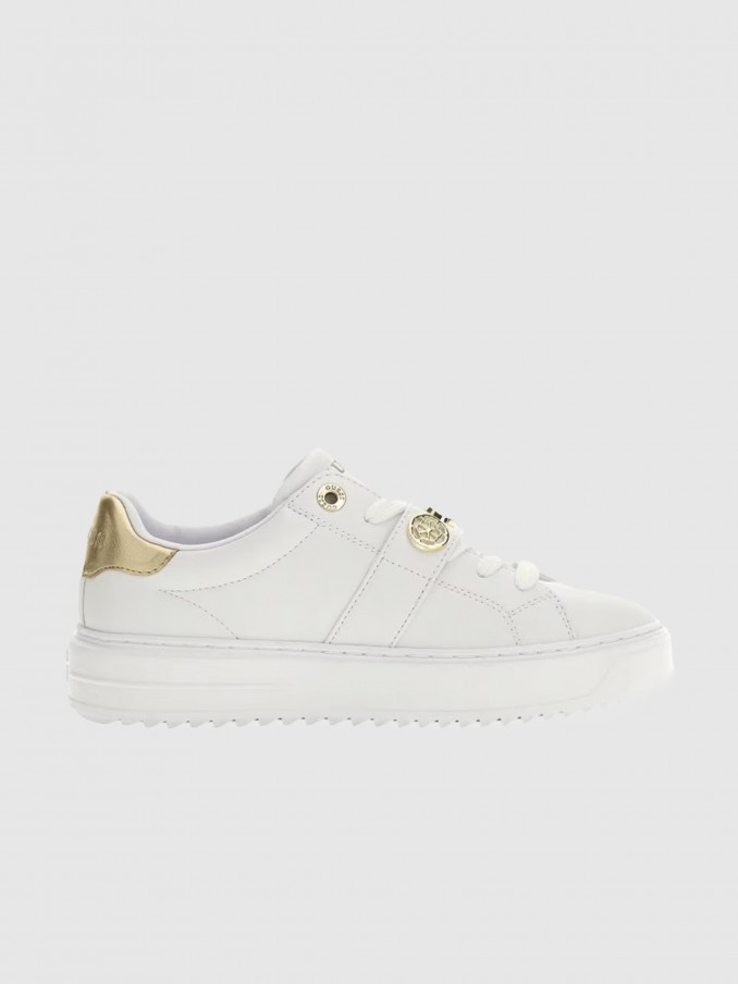 Tenis Mujer Blanco Guess