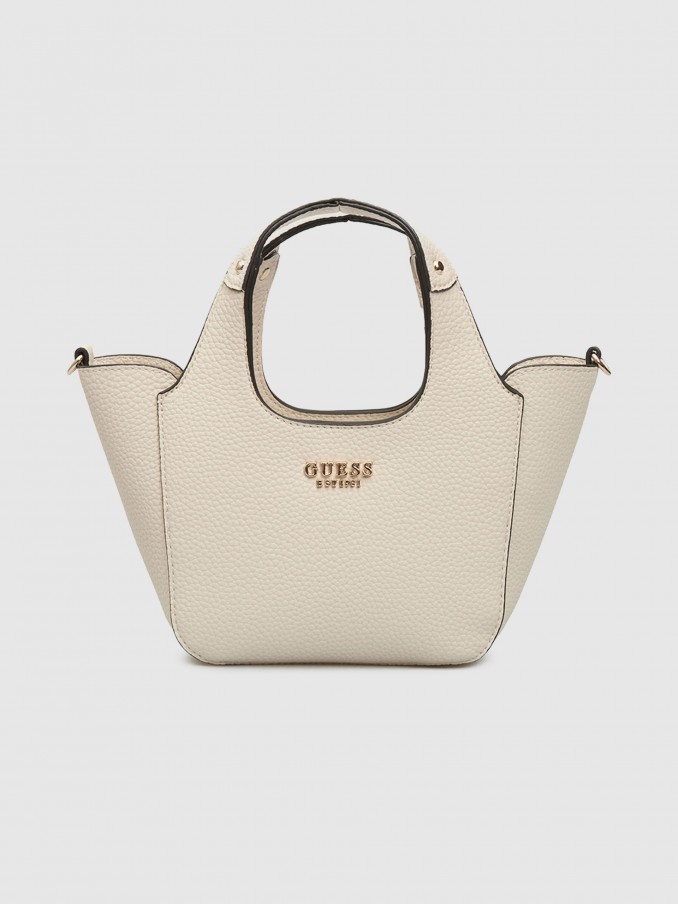 Bolsos Mujer Crema Guess