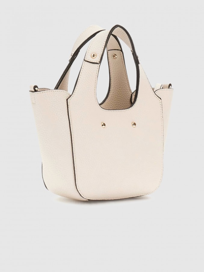 Bolsos Mujer Crema Guess