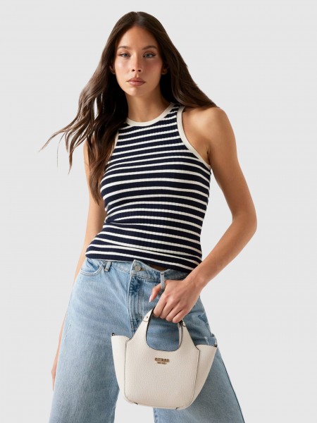 Bolsos Mujer Crema Guess