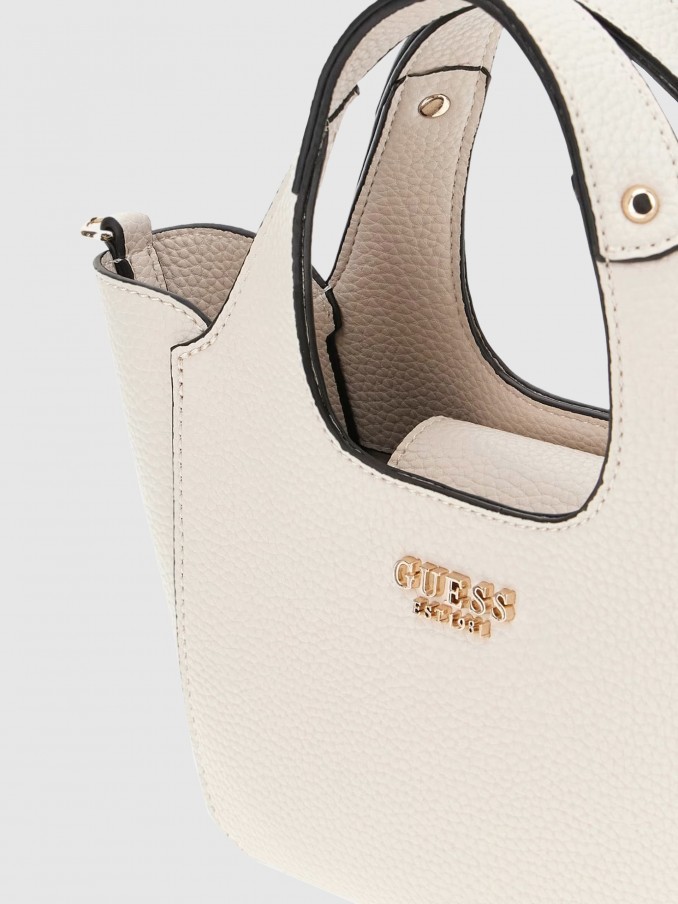 Bolsos Mujer Crema Guess