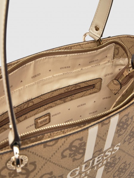 Tote Bags Woman Beige Guess