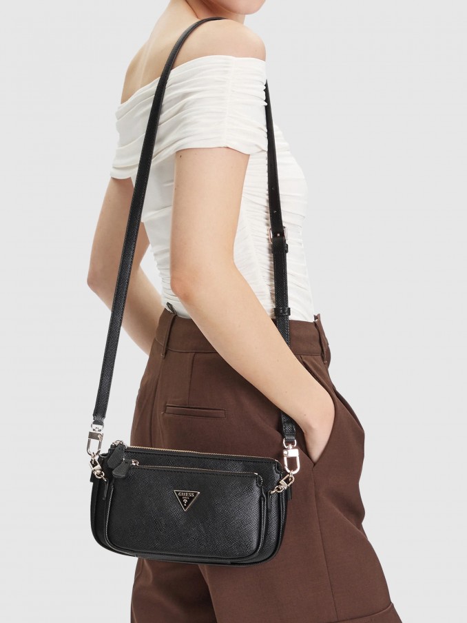 Bolsos de Hombro Mujer Negro Guess