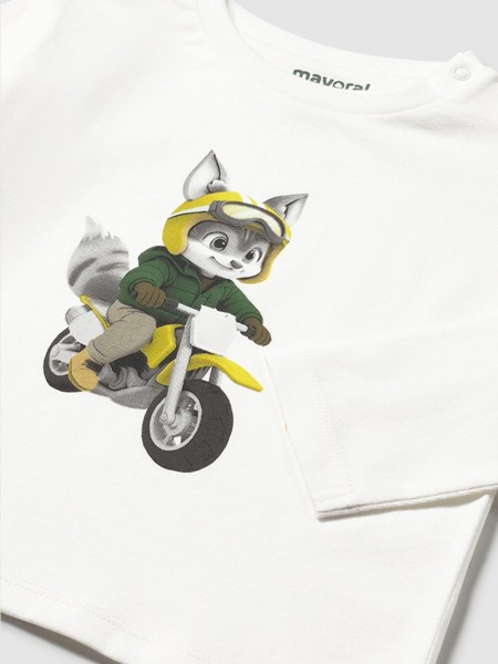 Pullover Baby Boy White Mayoral Pullover Baby Boy White Mayoral