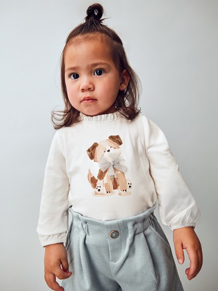 Pullover Baby Girl White Mayoral