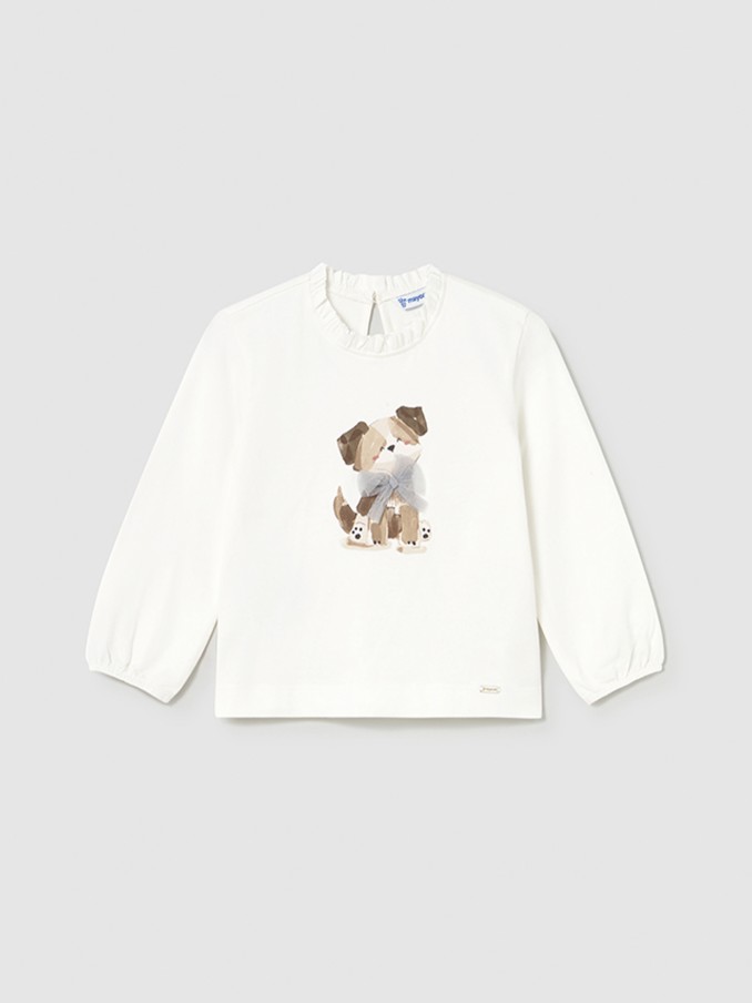 Pullover Baby Girl White Mayoral