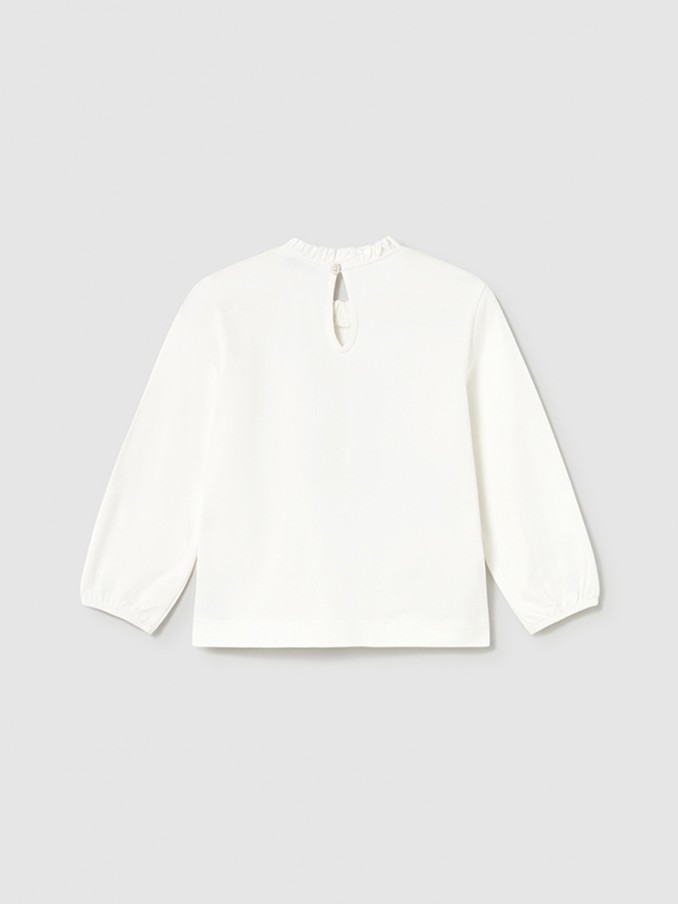 Pullover Baby Girl White Mayoral