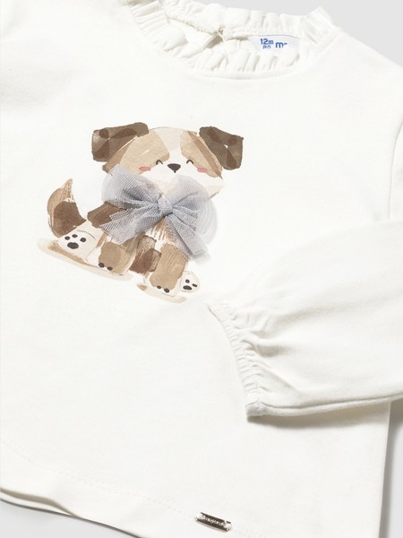 Sueter Bebe Niña Blanco Mayoral Sueter Bebe Niña Blanco Mayoral