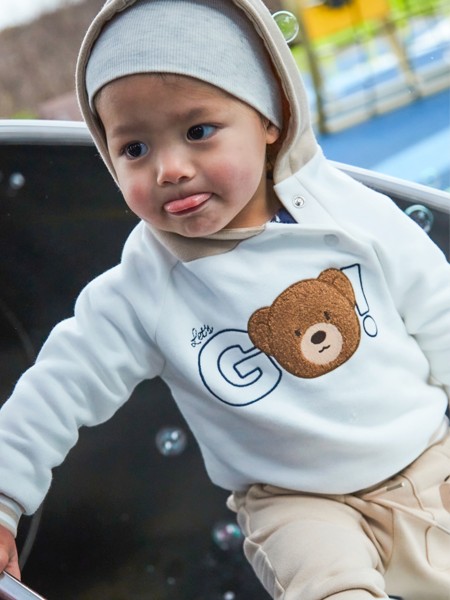 Jumper Baby Boy White Mayoral