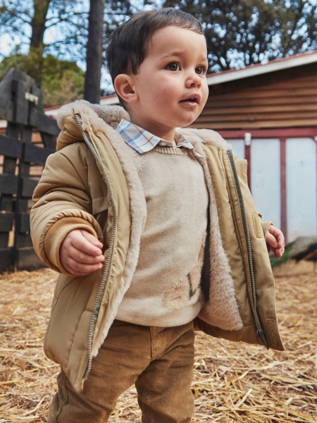 Jacket Baby Boy Beige Mayoral