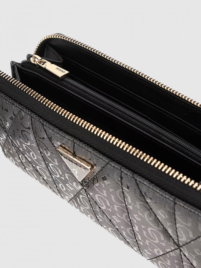 Monedero Mujer Negro Guess