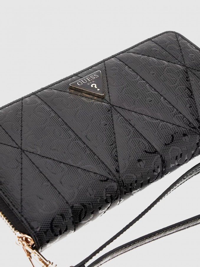 Monedero Mujer Negro Guess