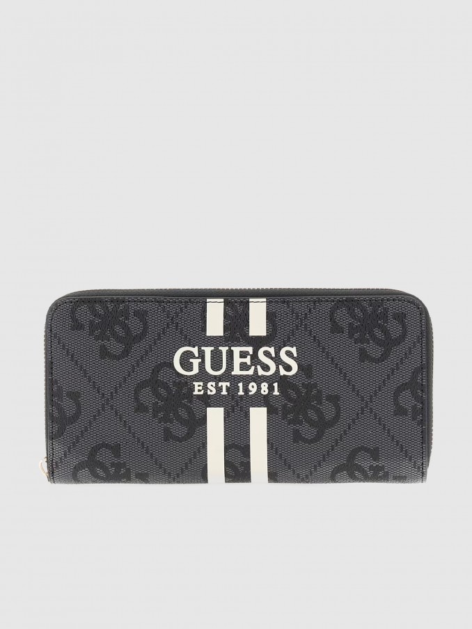 Monedero Mujer Negro Guess
