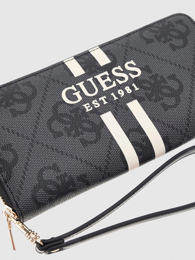 Monedero Mujer Negro Guess