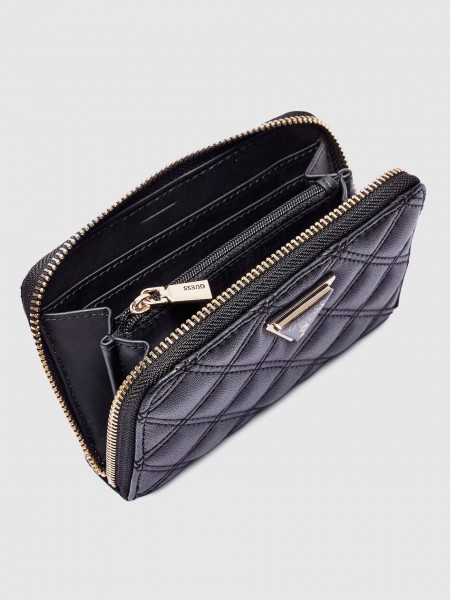 Monedero Mujer Negro Guess Monedero Mujer Negro Guess